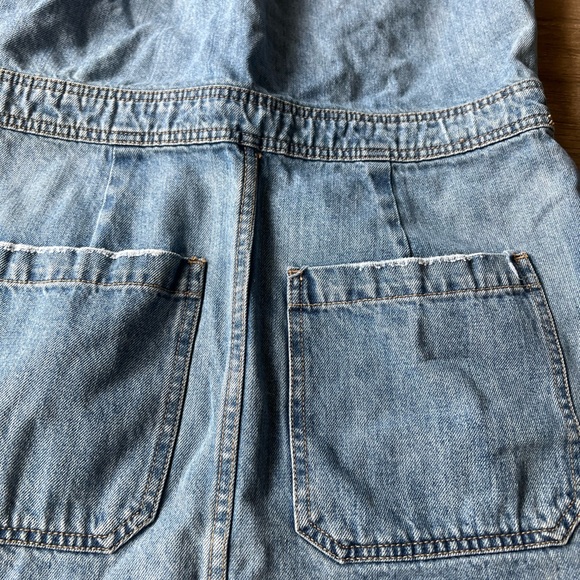 Lucky Brand woman’s denim drawstring jeans mini dress - Picture 10 of 14